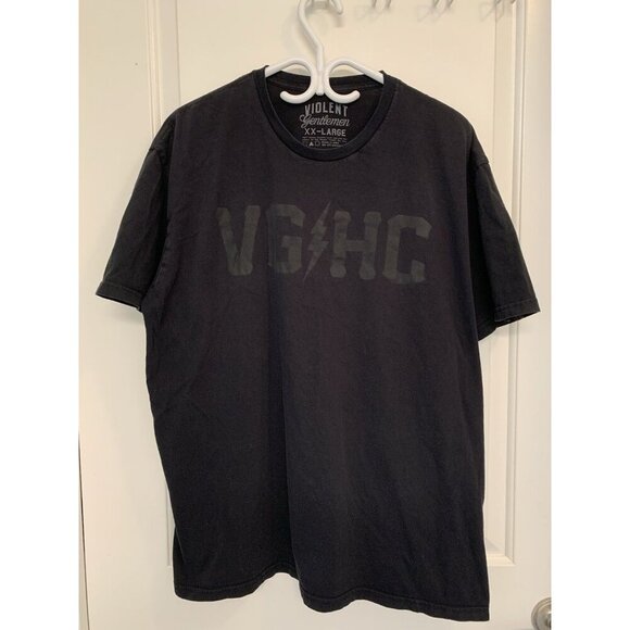 VG/HC Violent Gentlemen’s Hockey Club Black T Shirt Men’s XXL - Picture 1 of 4